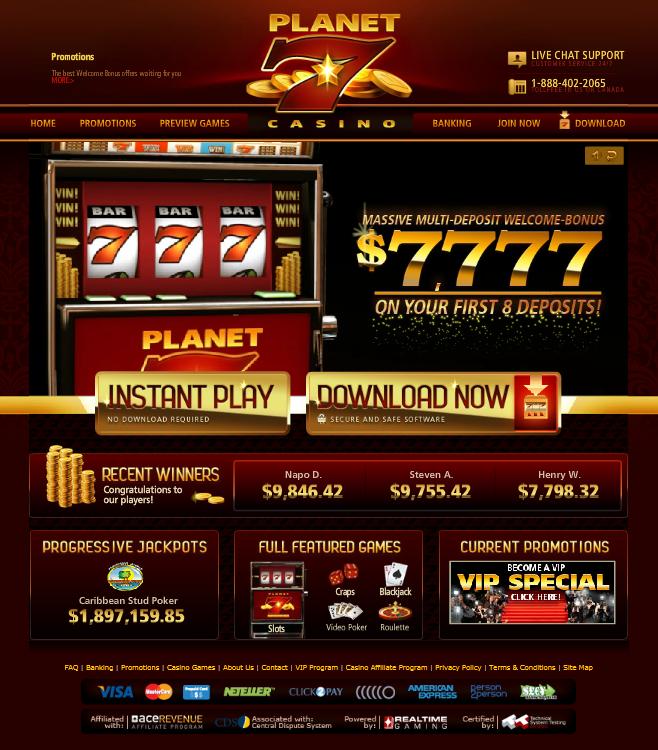 Planet 7 Homepage